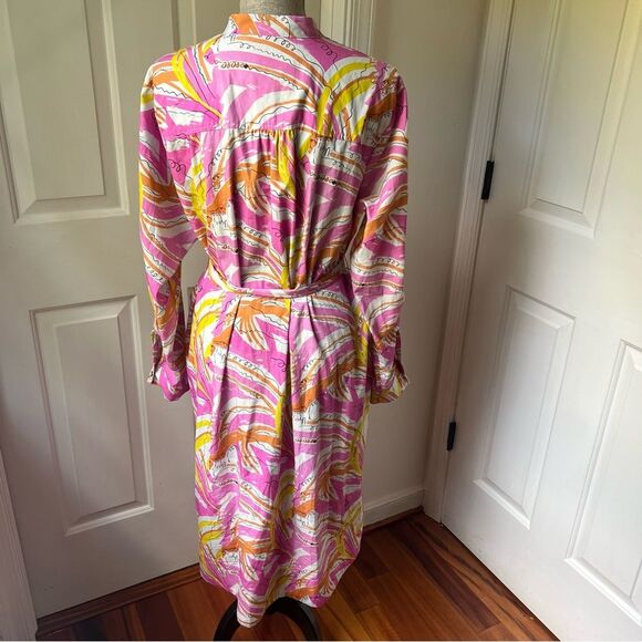 Vera Bradley for Anthropologie Confetti Shirt Style Dress Size Large - Picture 4 of 4